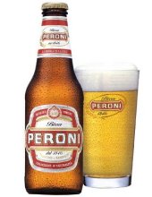 bottiglia di birra peroni