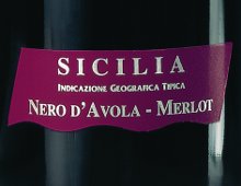 etichetta del nero d'avola