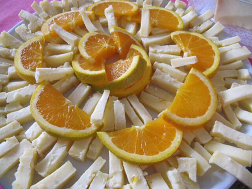 arance e formaggio