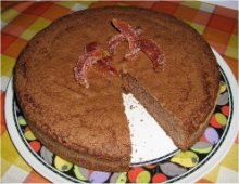 torta al cioccolato e arancia