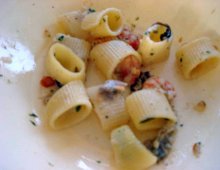 mezzi paccheri ai frutti di mare