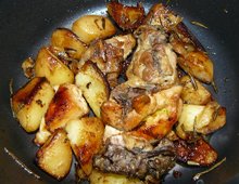 pollo arrosto in tegame