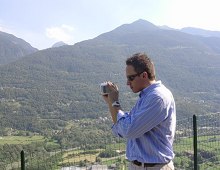 Luca giornalista in Valtellina