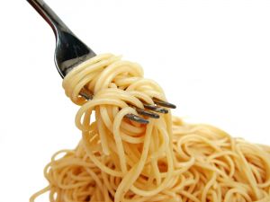 una forchettata di spaghetti