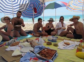 pic nic sulla spiaggia