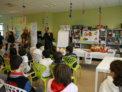 martino incontra i bambini di puianello