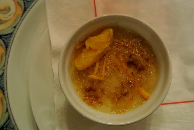 dessert crema catalana alle arance