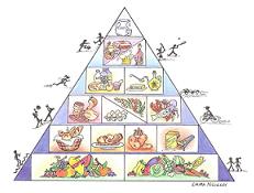 Illustrazione della Piramide Alimentare