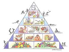 Illustrazione della Piramide Alimentare