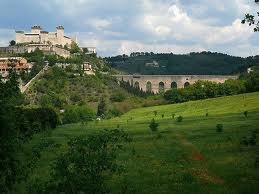 una veduta di spoleto