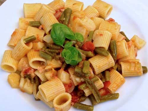 pasta con i fagiolini