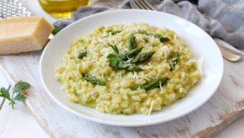 risotto con asparagina