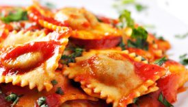 ravioli melanzane e pomodoro