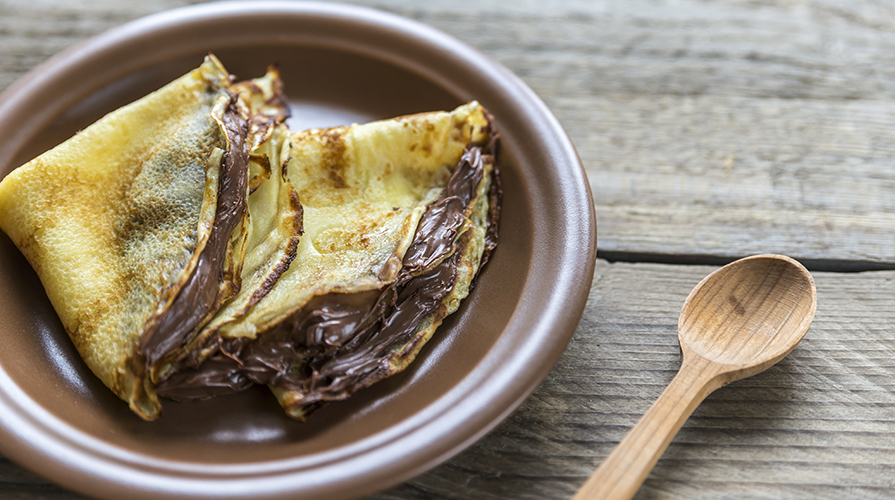 amlet con marmellata o cioccolata