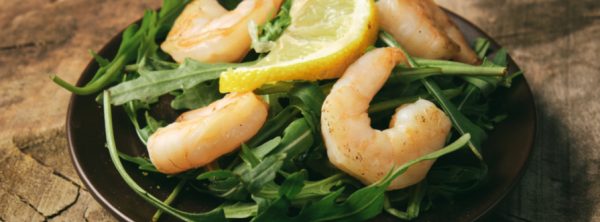 gamberetti con rucola