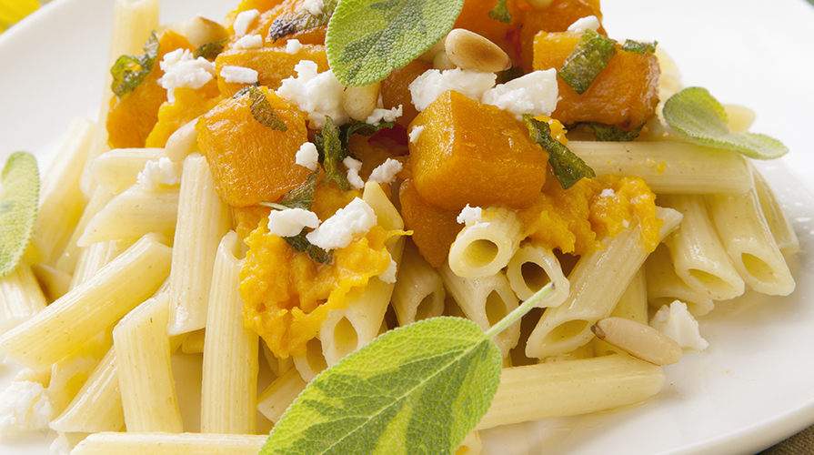 penne con la zucca e...