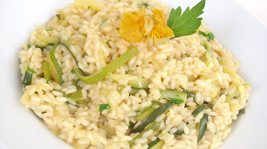 risotto con le zucchine