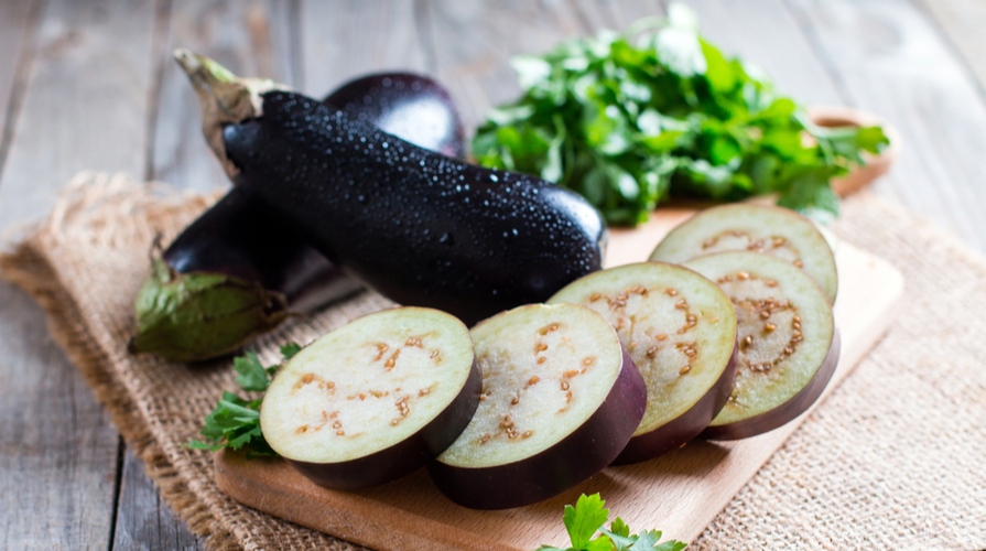 rucola melanzane