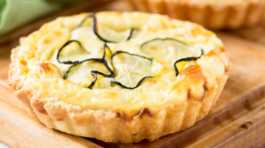 quiche lorraine vegetariana