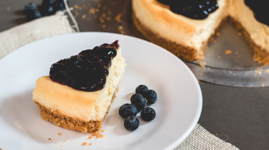 Cheesecake mirtilli