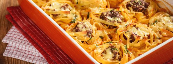 tagliatelle al forno