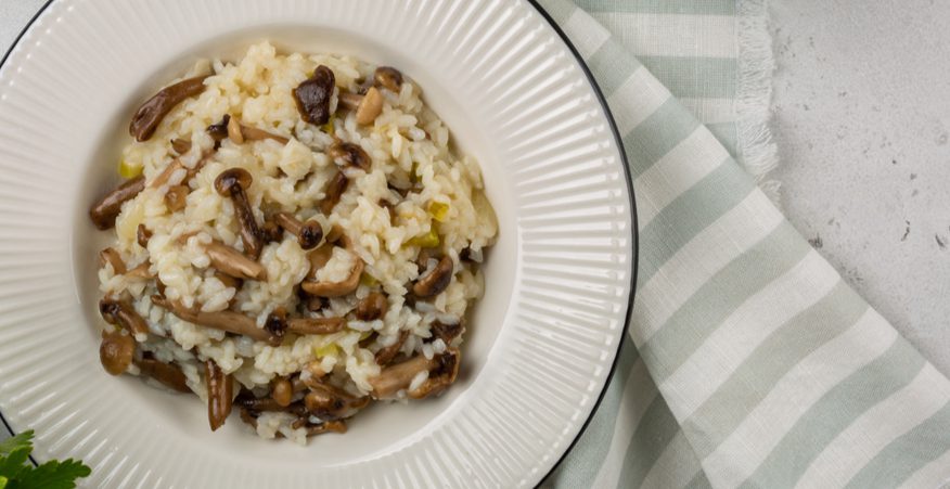 risotto funghi chiodini