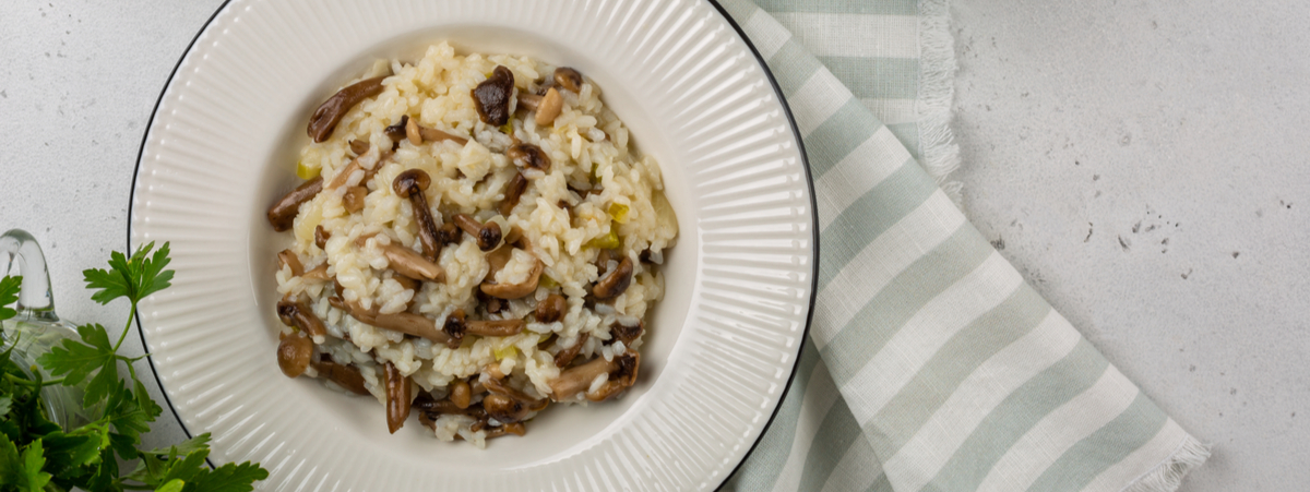 risotto funghi chiodini