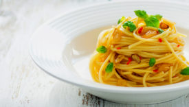 spaghetti aglio olio e peperoncino