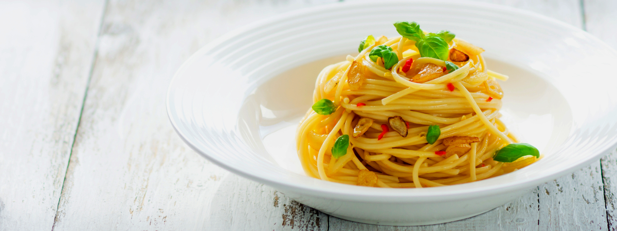 spaghetti aglio olio e peperoncino