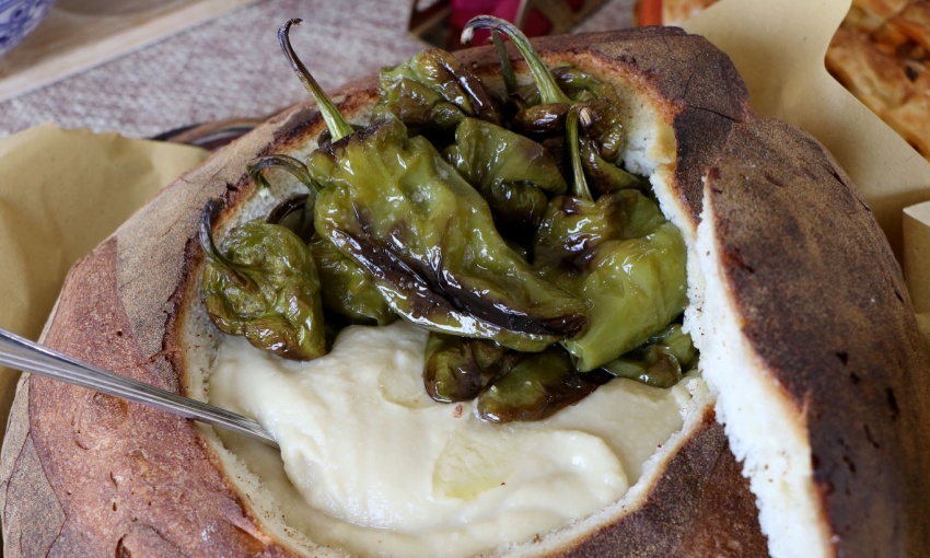 friggitelli con pane