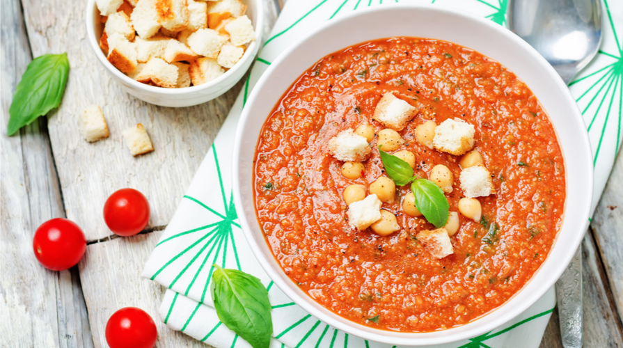 Zuppa di ceci e farro