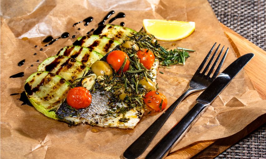 ombrina al forno