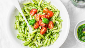 penne rucola e pomodorini