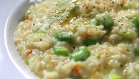 risotto fave e pecorino