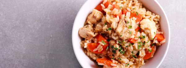 insalata di riso e pollo