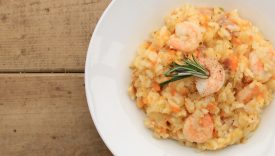 risotto crema di scampi