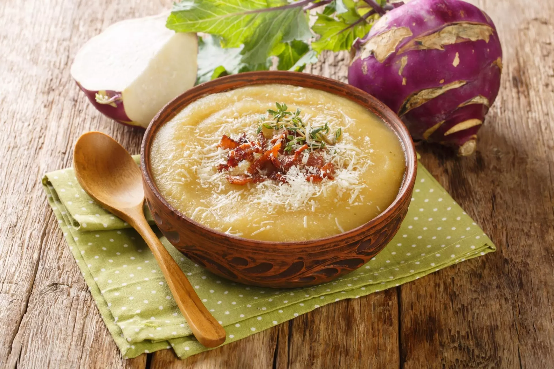 crema di cavolo rapa