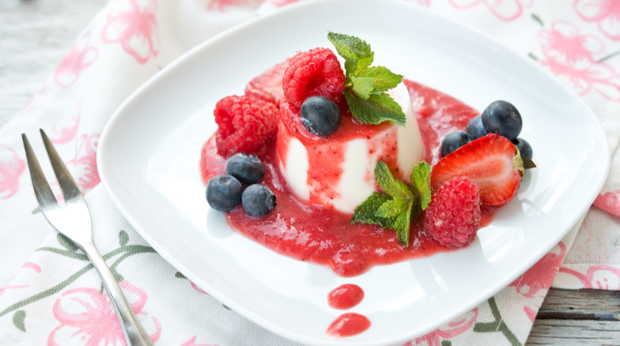 panna cotta allo yogurt