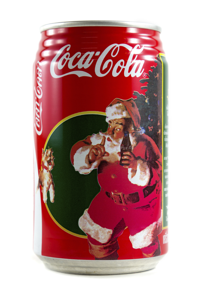 Lattina Coca Cola Babbo Natale