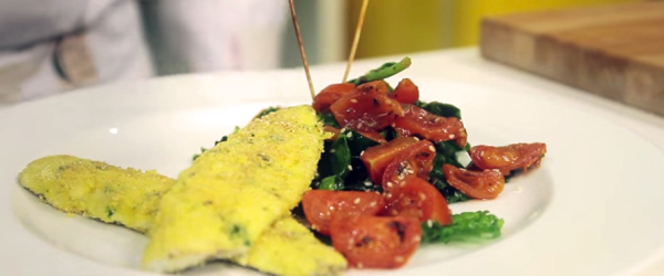 Filetto di branzino in crosta di mais