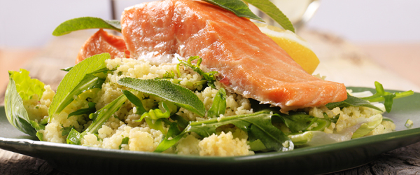 Cous cous con salmone