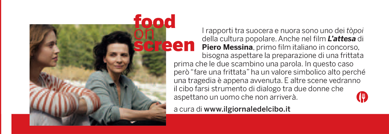 Food on screen 6 settembre