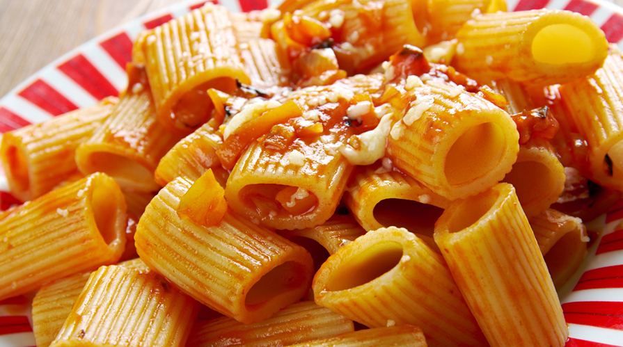 Rigatoni con la Pagliata