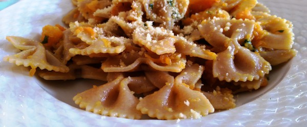 farfalle con zucca