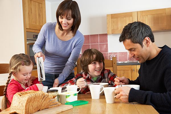 Colazione in famiglia