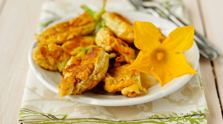 fiori di zucca ripieni