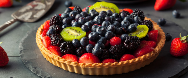 crostata crema e frutta