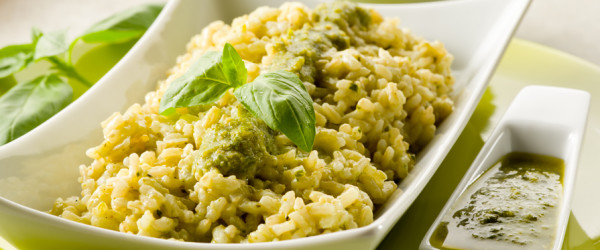 risotto al pesto