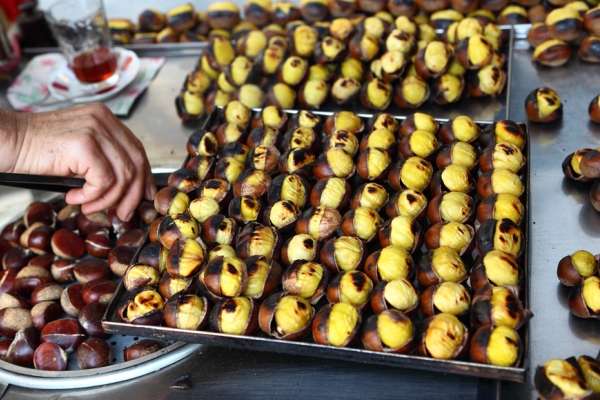 castagne al forno