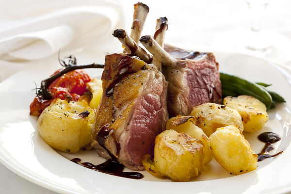 agnello con patate